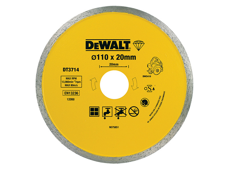 A yellow and black DEWALT cordless power tool, with an ergonomic grip, designed for use on construction and maintenance tasks.