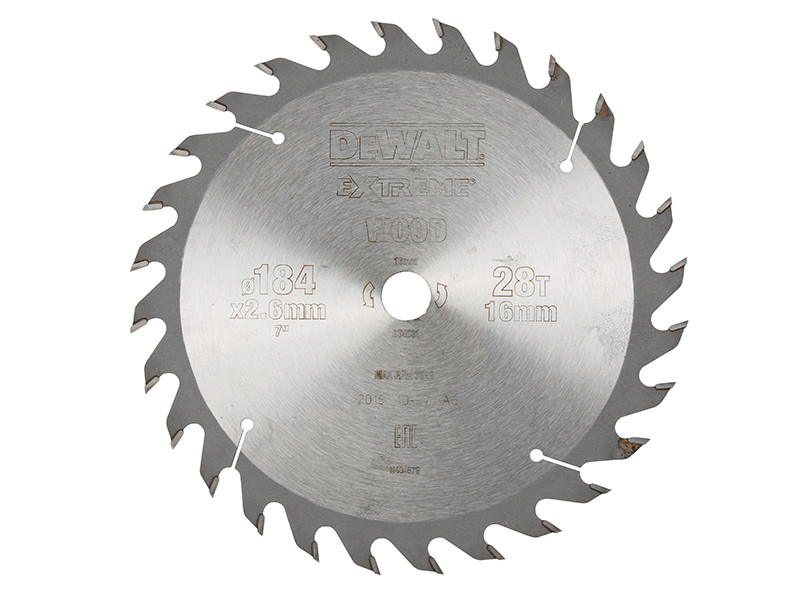 DEWALT DT4031QZ Series 40 Circular Saw Blade 184 x 16mm 28T ATB