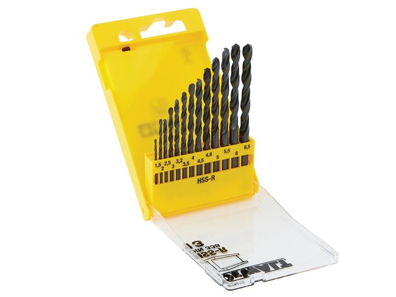 DEWALT DT5912QZ HSS Jobber Drill Bit Set, 13 Piece