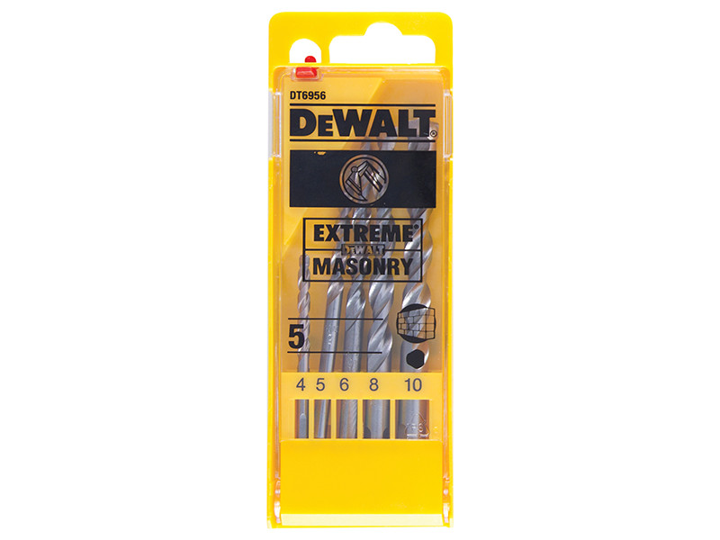 DEWALT DT6956QZ Extreme Masonry Drill Bit Set, 5 Piece