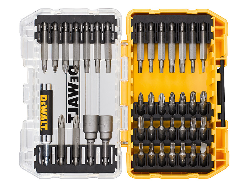 A steel screw with a threaded shaft and sharp point, for general-purpose fastening applications.