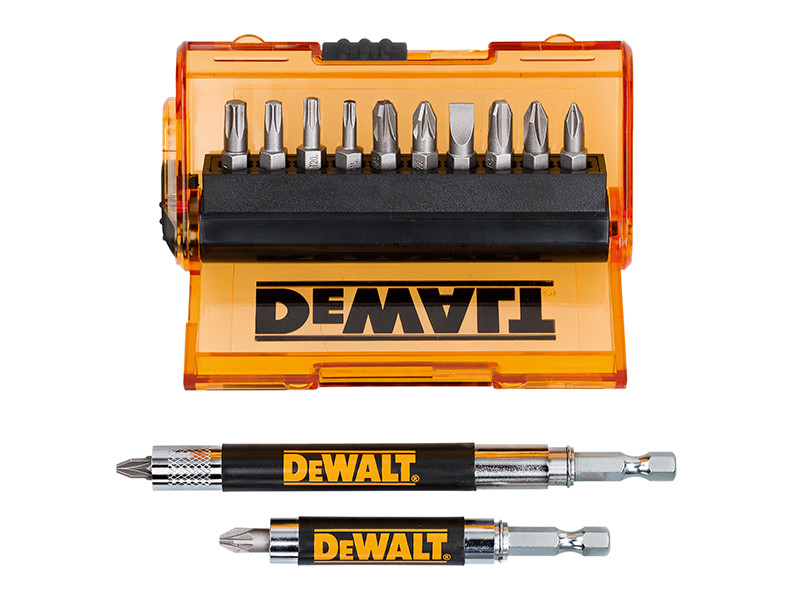 A steel screw with a threaded shaft and sharp point, for general-purpose fastening applications.