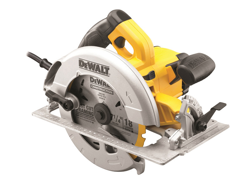 Photo of DEWALT DWE575K Precision Circular Saw & Kitbox 190mm 1600W 240V & 110v