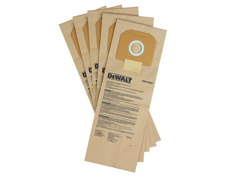 DEWALT DWV9401XJ Paper Dust Bag (Pack 5)