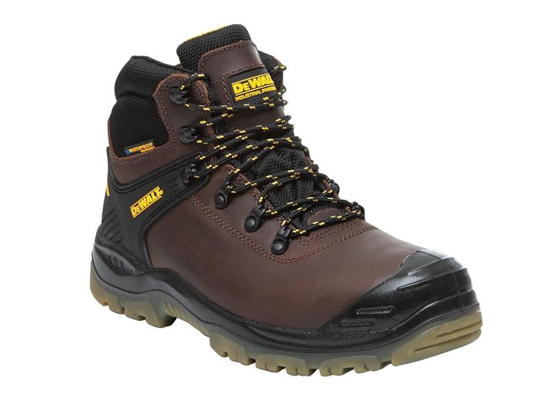 DEWALT NEWARBR10 Newark S3 Waterproof Safety Hiker Boots Brown UK 6 - 11