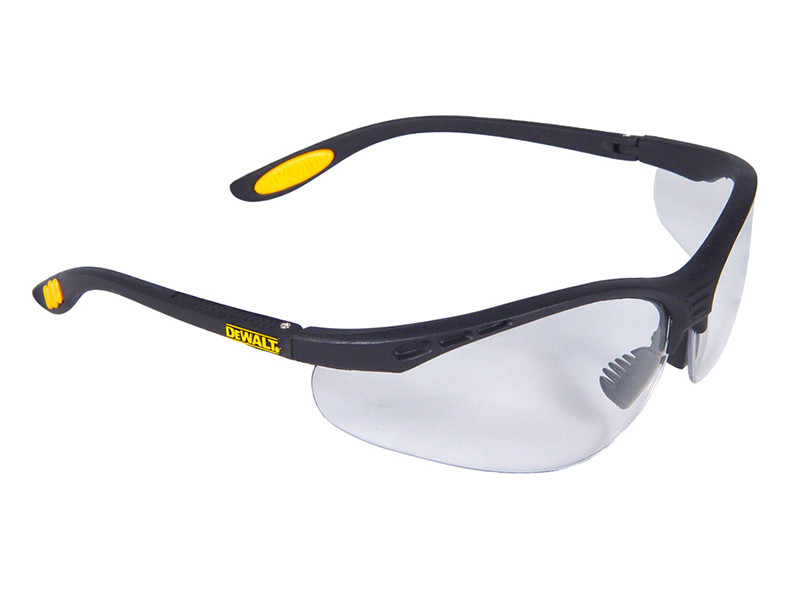 DEWALT SGRFC Reinforcer™ Safety Glasses - Clear, Fire Mirror & Smoke