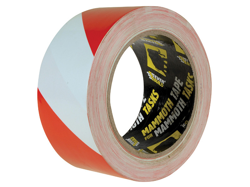 Everbuild EVB2HAZR PVC Hazard Tapes 50mm x 33m