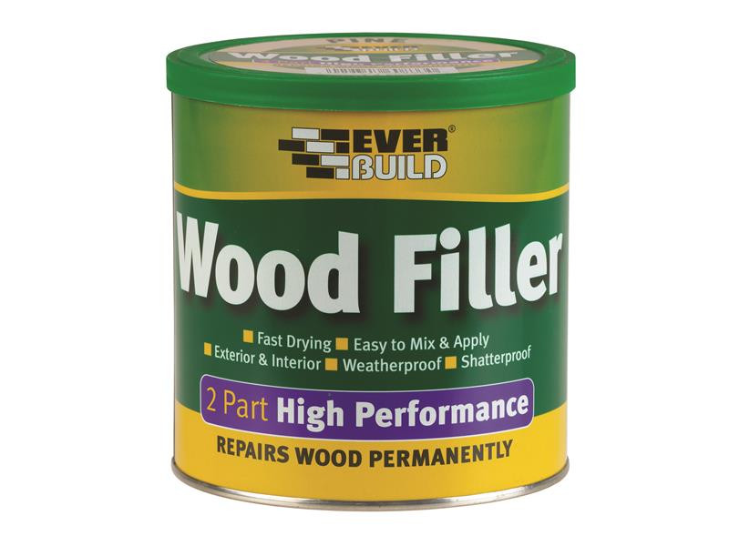 Everbuild EVB2PMED14 2-Part High-Performance Wood Filler Medium Stainable 1.4kg