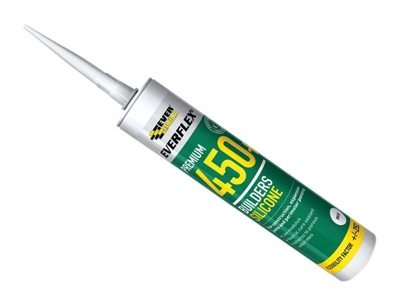 Everbuild EVB450BF Everflex® 450 Builders Silicone Sealant 300ml