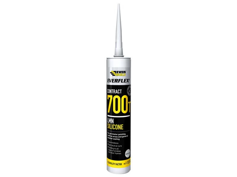 Everbuild EVB700TBK Everflex® 700T LMN Silicone 300ml