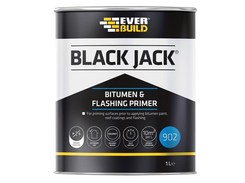 Everbuild EVB90201 Black Jack® 902 Bitumen & Flashing Primers