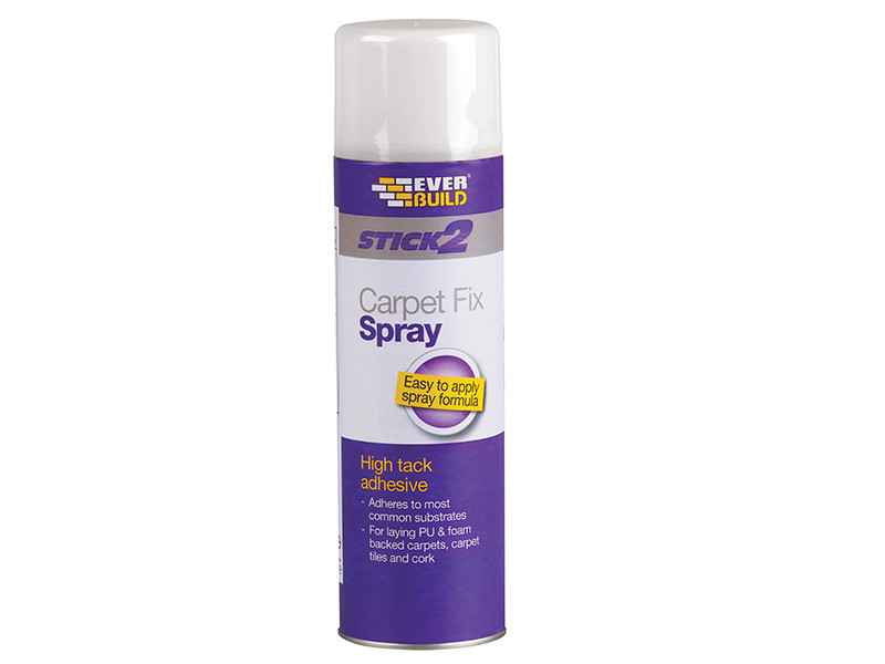 Everbuild EVBCSPRAY5 Carpet Fix Spray Adhesive Aerosol 500ml