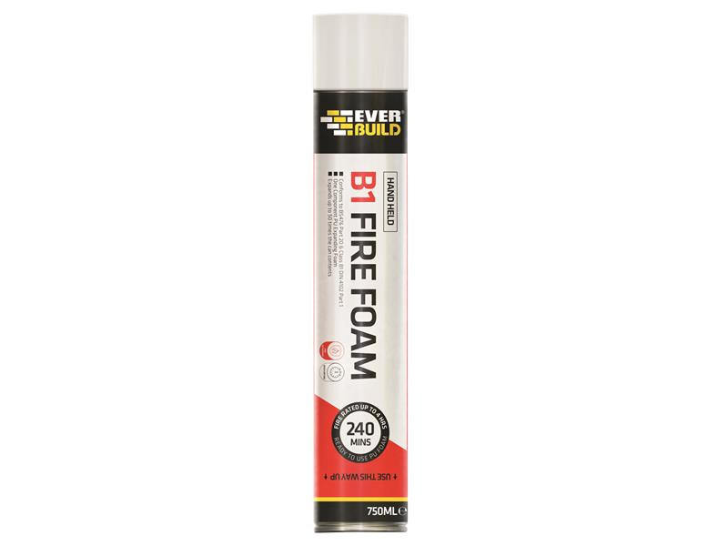 Everbuild EVBEVFIRE Fire Foam B1 Hand Grade Aerosol 750ml