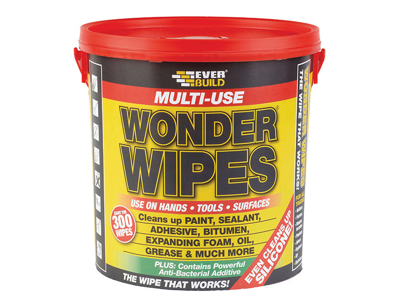 Everbuild EVBGIANTWIPE Giant Wonder Wipes (Tub 300)