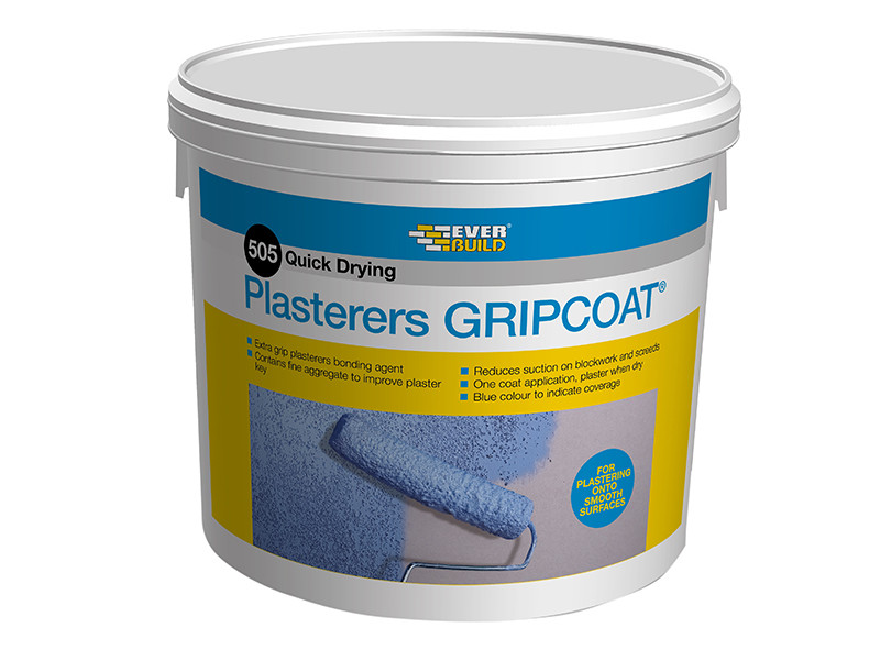 A 10 litre cartridge of Everbuild white grab adhesive with a high-initial-bond formula, for instantly fixing panels, skirtings, and architraves.
