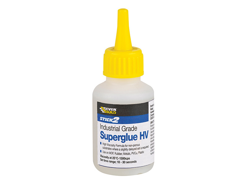 Everbuild EVBHV20 Industrial Superglue HV