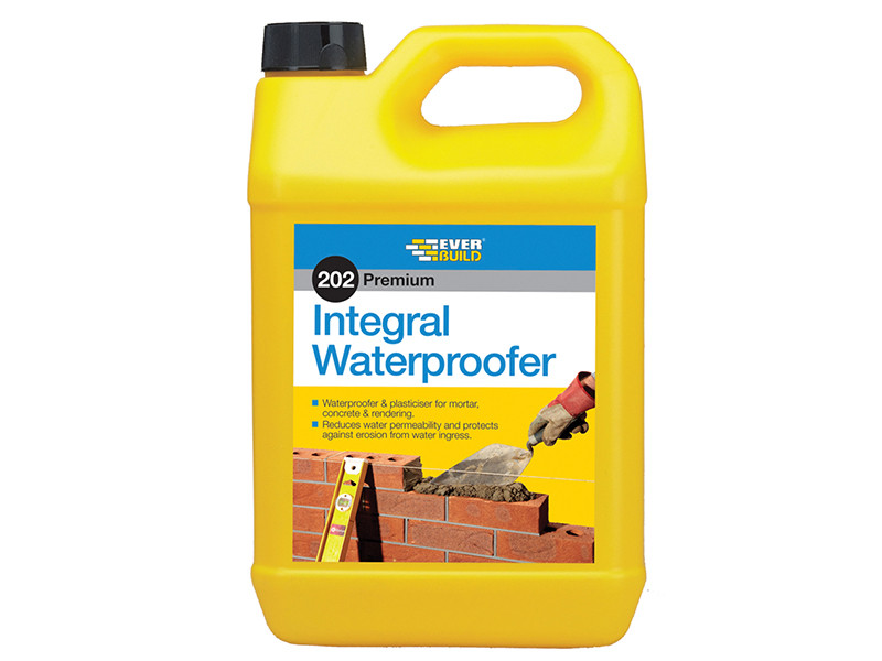 A 5l container of Everbuild construction adhesive or sealant, displayed against a white background.