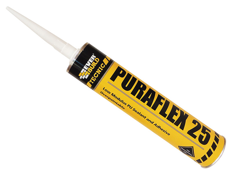 Everbuild EVBINDPU25BK Industrial Puraflex 25 Sealants 300ml