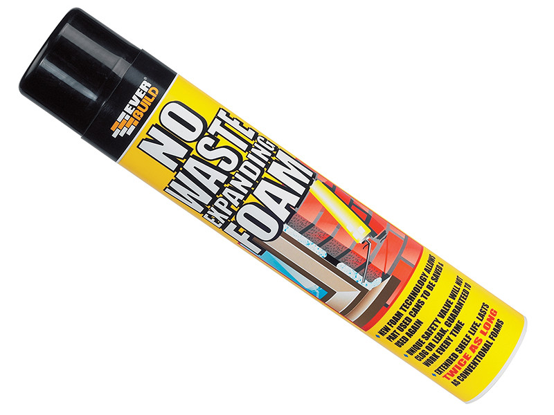 Everbuild EVBNOWASTEHH No Waste Expanding Foam 750ml