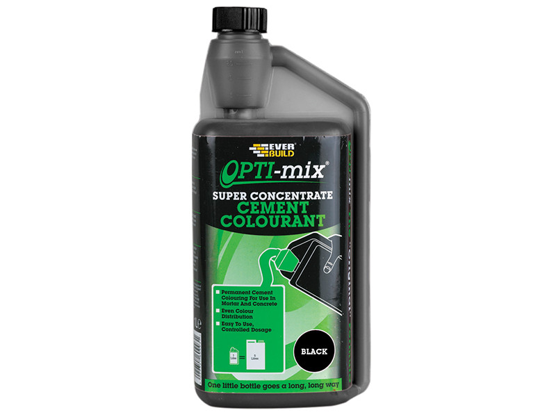 Everbuild EVBOPTITONBK Opti-Mix Cement Colourant Black 1 litre