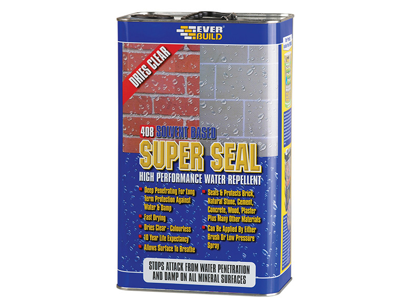 Everbuild EVBWALLSEAL5 408 Super Seal (Exterior Wall Seal) 5 Litre