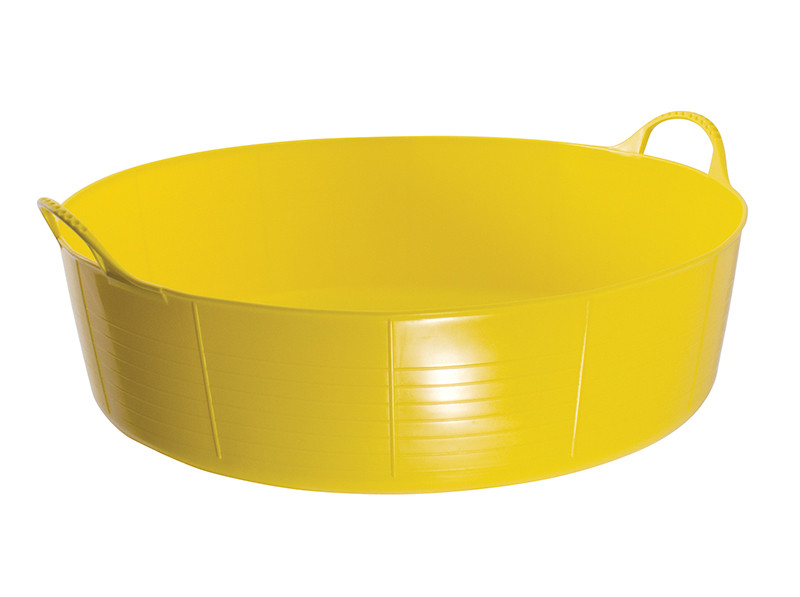 Red Gorilla GORTUB35 Gorilla Tub® Shallow 35 litre - Yellow