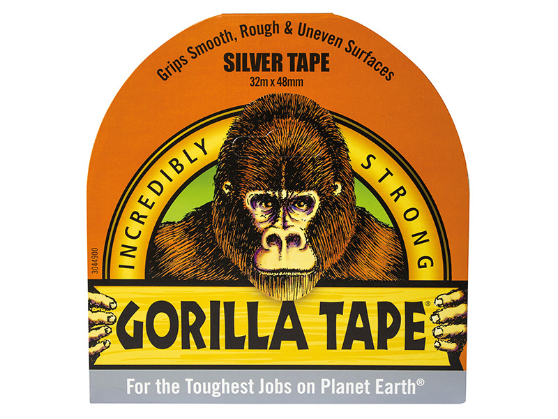 Gorilla Glue GRGSITAPE48 Gorilla Tape® 48mm x 32m Silver