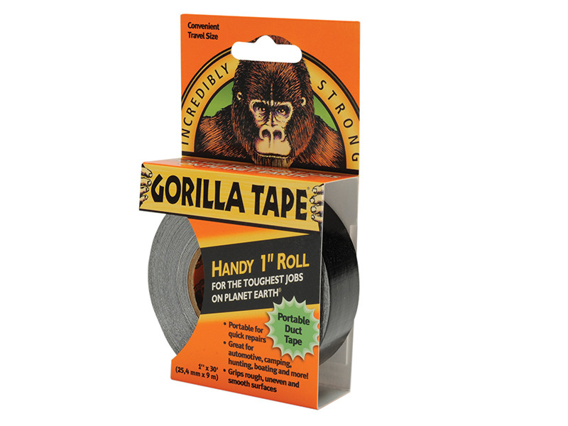 Gorilla Glue GRGTHR Gorilla Tape® Handy Roll 25mm x 9m Black