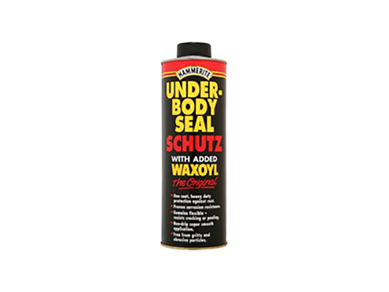 A 1l tin of Hammerite protective metal paint for long-lasting rust protection on ferrous metal surfaces.,