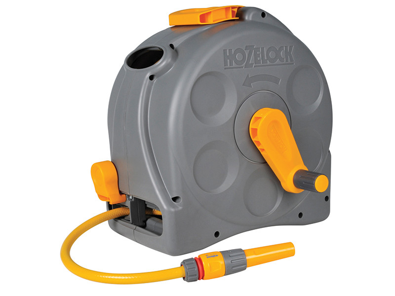 Hozelock 2-in-1 Compact Hose Reel + 25m of Starter Hose