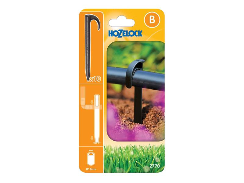 Hozelock HOZ27700010 2770 Tube Stake 13mm (Pack 10)