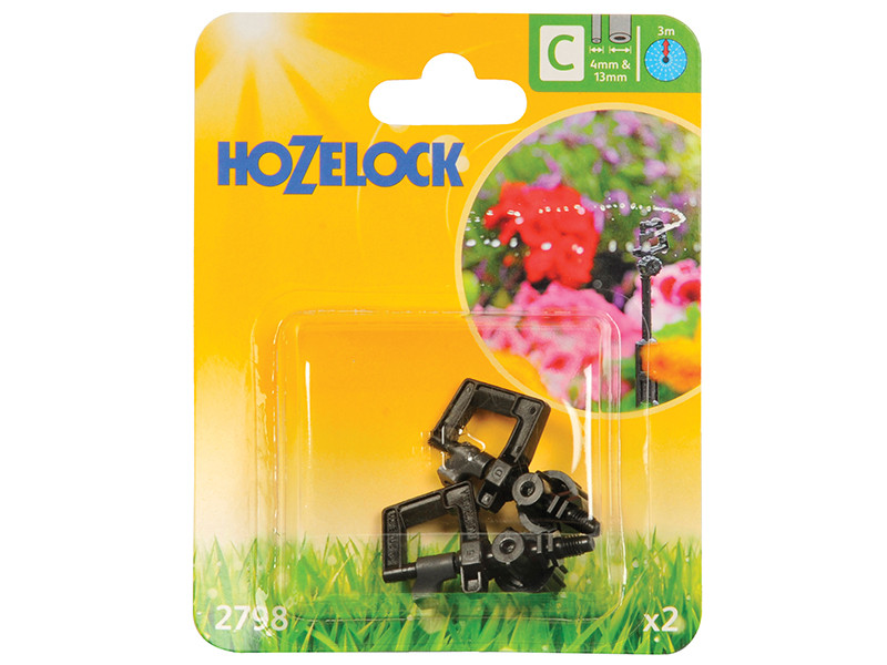 Hozelock HOZ2798 2798 Adjustable 360° Mini Sprinklers