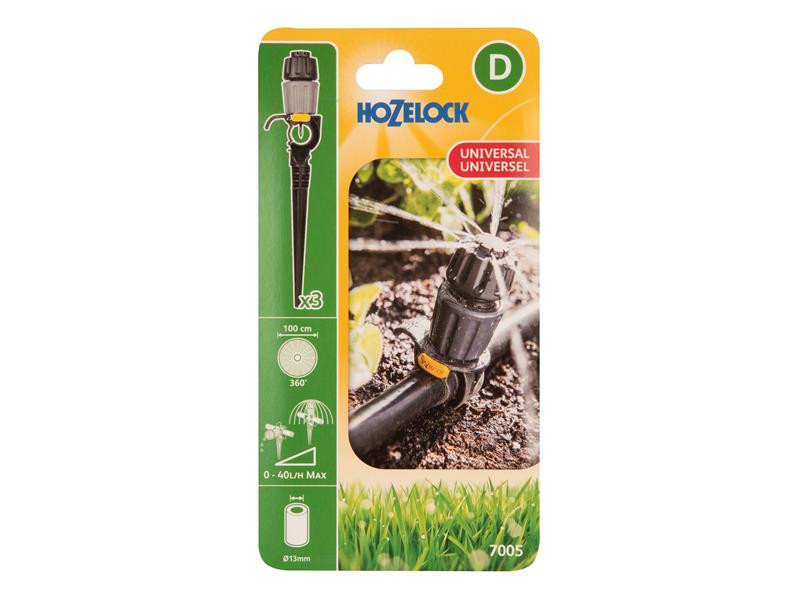 Hozelock HOZ70050000 7005 Universal Dripper (Pack 3)