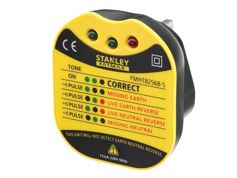 STANLEY INT582568 FatMax® UK Wall Plug Tester