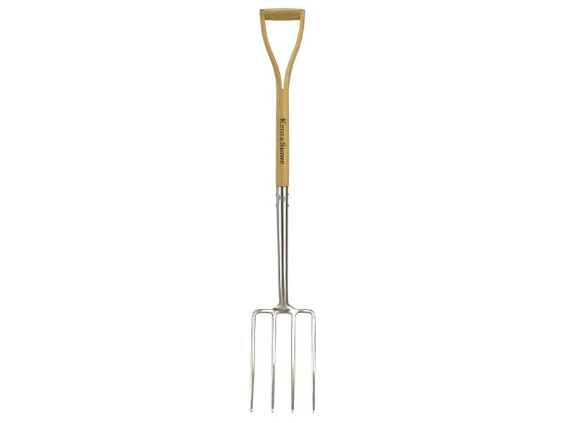 Kent & Stowe K/S70100008 Stainless Steel Digging Fork, FSC®