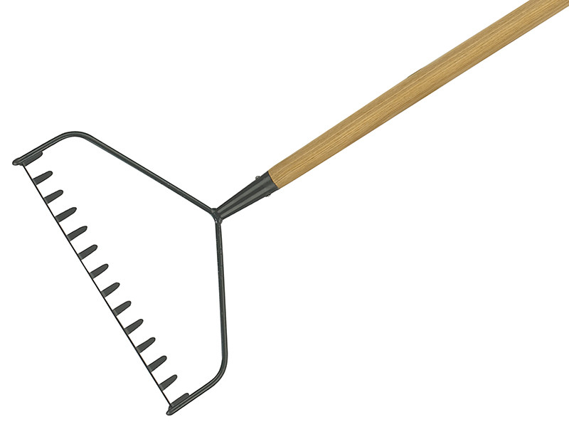 Kent & Stowe K/S70100257 Carbon Steel Long Handled Soil Rake, FSC®