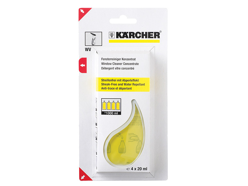 Karcher KAR62953020 Glass Cleaning Sachets (4x20ml)