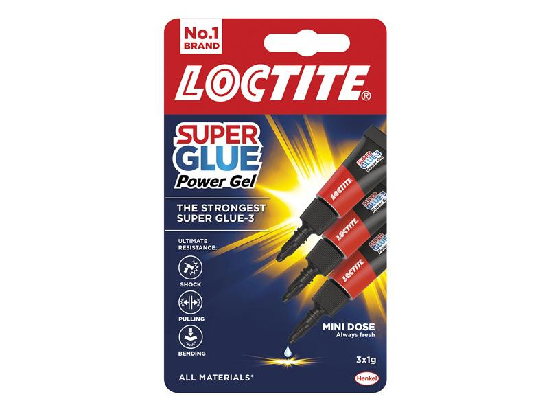 Loctite LOCSGGP Super Glue-3 Power Gel, Tubes