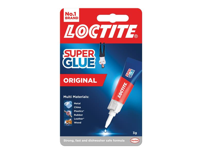 Loctite LOCSGLO3GNR Super Glue Liquid, Tube 3g