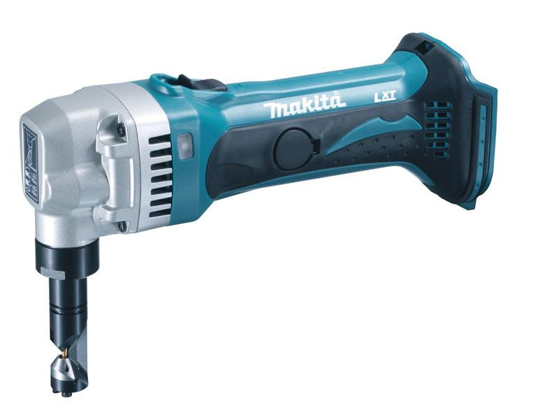 A teal and black Makita cordless power tool, 18V, with an ergonomic grip, designed for use on construction and maintenance tasks.