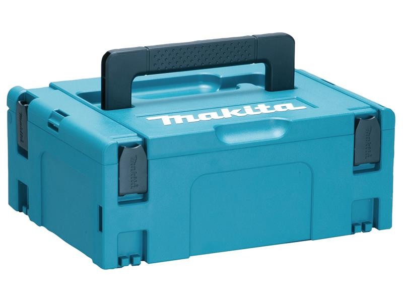 A teal and black Makita cordless power tool, with an ergonomic grip, designed for use on construction and maintenance tasks.