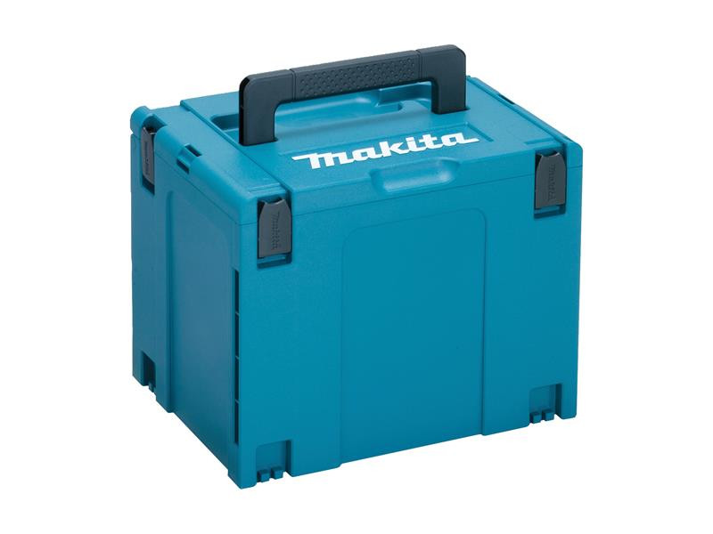 A teal and black Makita cordless power tool, with an ergonomic grip, designed for use on construction and maintenance tasks.