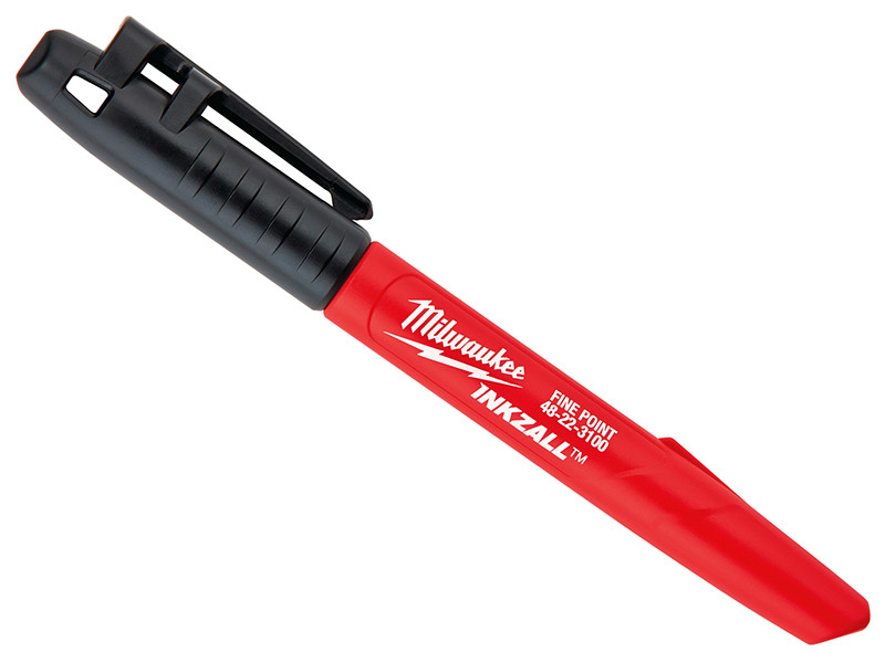 Milwaukee MHT48223100 INKZALL™ Fine Tip Marker Black Tub of 36