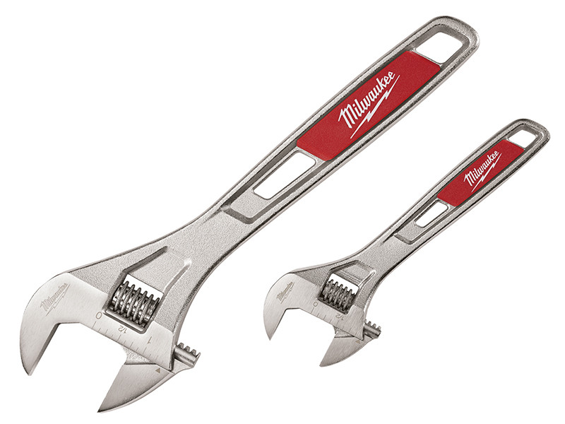 Milwaukee MHT48227400 Adjustable Wrench Twin Pack 150mm (6in) & 250mm (10in)