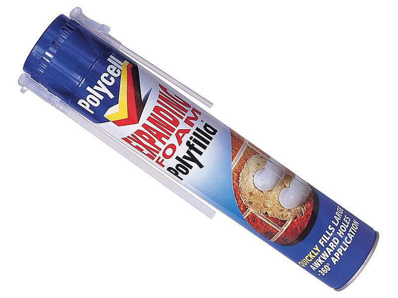 Polycell PLCEF825 Expanding Foam Polyfilla 825ml