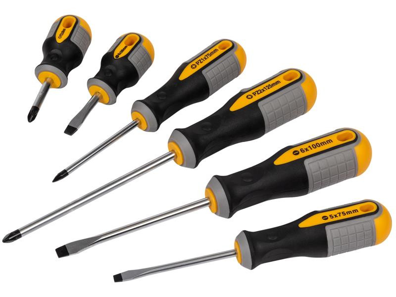 Roughneck ROU22198 Screwdriver Set, 6 Piece