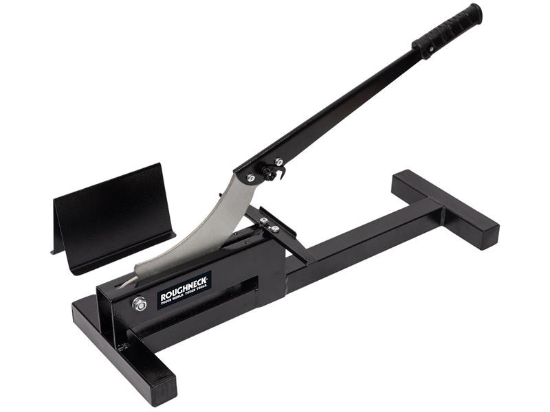 A cutting knife with a steel blade and an ergonomic handle, for general site and workshop use.