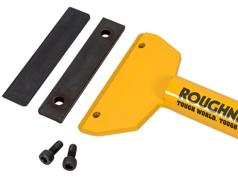 A Roughneck hand tool with a metal working end and an ergonomic handle, designed for general construction and maintenance tasks.