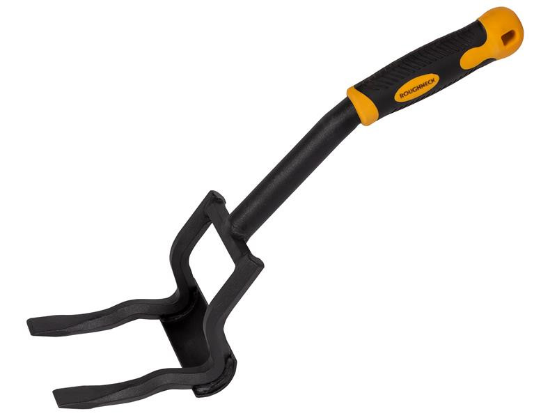 A Roughneck hand tool with a metal working end and an ergonomic handle, designed for general construction and maintenance tasks.