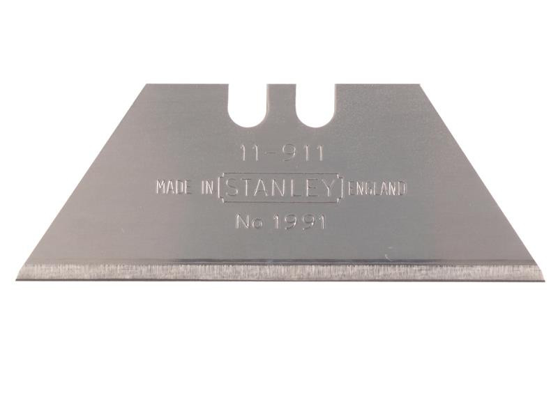 A retractable utility knife with a rubberised or plastic body, a locking mechanism, and replaceable snap-off blade segments.